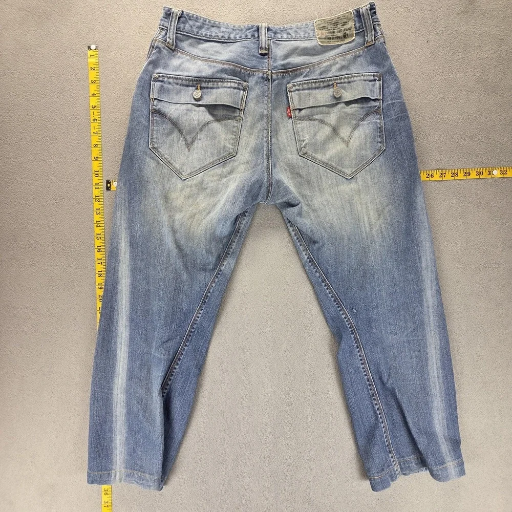 Vintage‎ Levis Engineered Jeans Mens 10th Anniversary Twisted Flap Fits 32x26